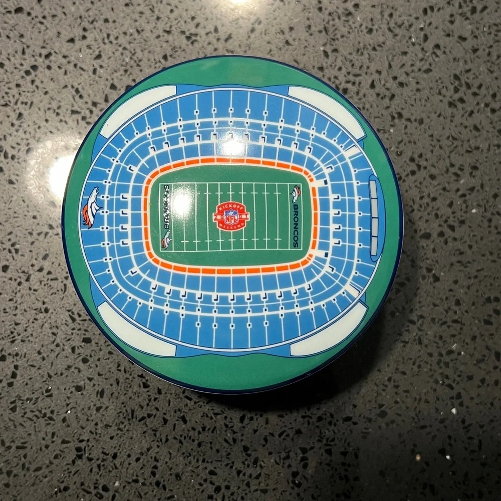 Denver broncos trinket jewelry box
